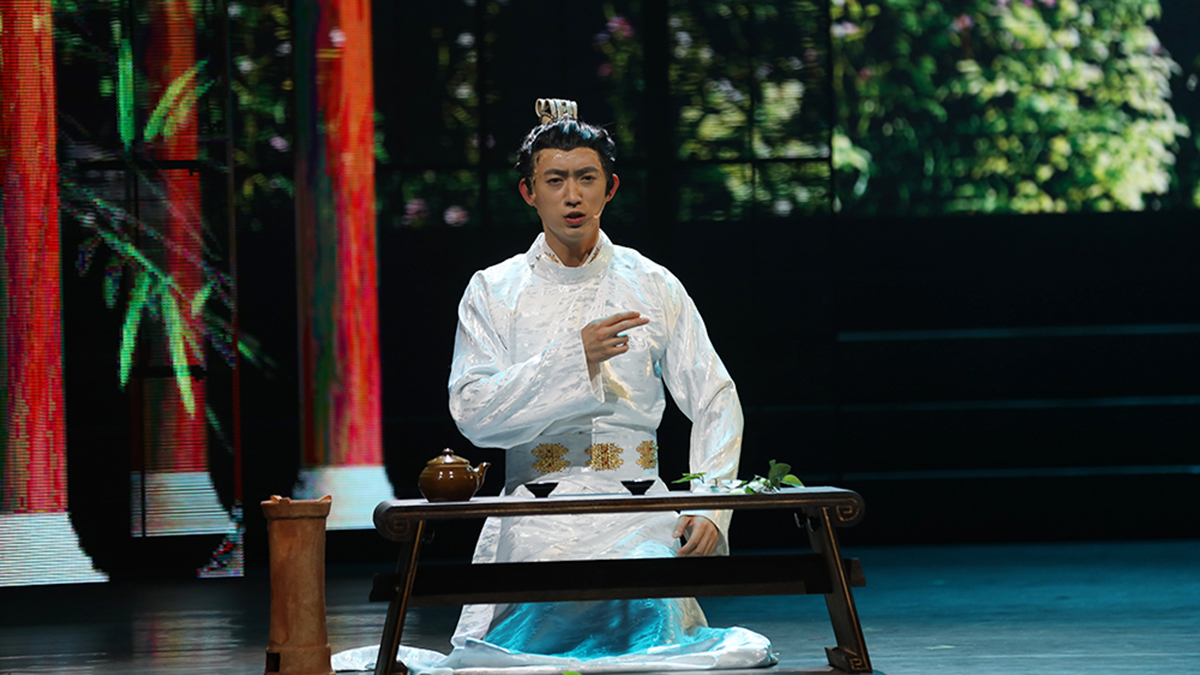 大型茶文化史詩(shī)音樂劇《茶道：一葉乾坤》演出現(xiàn)場(chǎng)