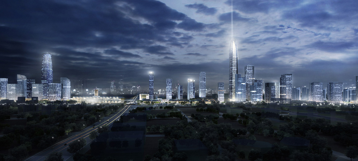 石家莊中央商務(wù)區(qū)的南區(qū)和北區(qū)，將分別以金融和智慧為核心進(jìn)行建設(shè)，帶動(dòng)產(chǎn)業(yè)經(jīng)濟(jì)集聚