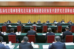 趙樂際出席“弘揚(yáng)憲法精神，加強(qiáng)憲法實施，為強(qiáng)國建設(shè)、民族復(fù)興提供憲法保障”座談會并講話