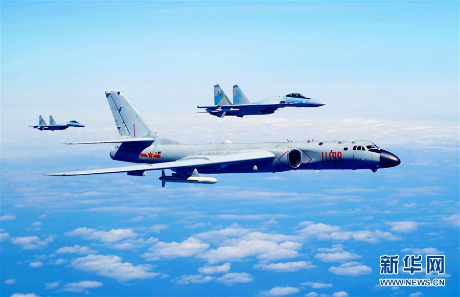 （圖文互動(dòng)）（1）空軍發(fā)布宣傳片展現(xiàn)殲-20、蘇-35、轟-6K海上新航跡
