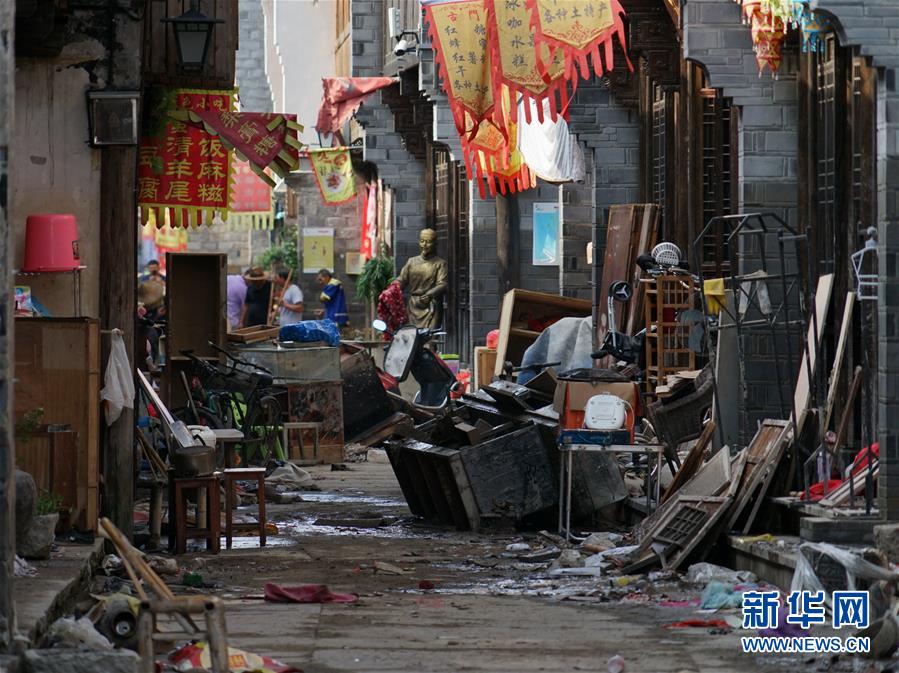 （關(guān)注“利奇馬”·圖文互動）（2）古城洪災(zāi) 八方馳援——洪水災(zāi)害下的浙江臨?，F(xiàn)場目擊