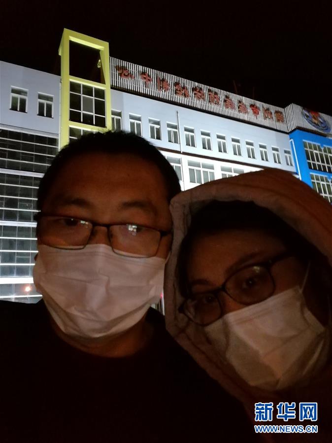 （一線抗疫群英譜·圖文互動）（3）山西檢測員伉儷：疫情不退，決不放松
