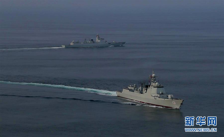 （國(guó)際）（1）中國(guó)海軍第35、36批護(hù)航編隊(duì)在亞丁灣完成任務(wù)交接