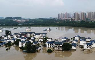 重慶長江、嘉陵江、涪江洪水過境