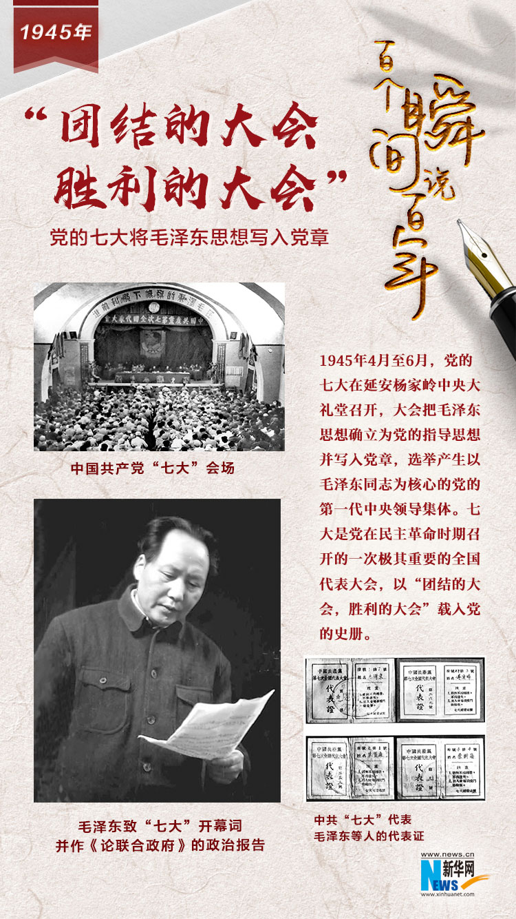1945，“團結的大會，勝利的大會”
