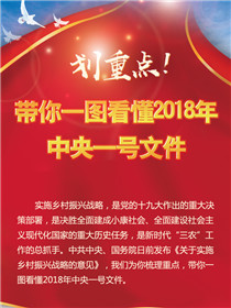 劃重點(diǎn)！帶你一圖看懂2018年中央一號(hào)文件