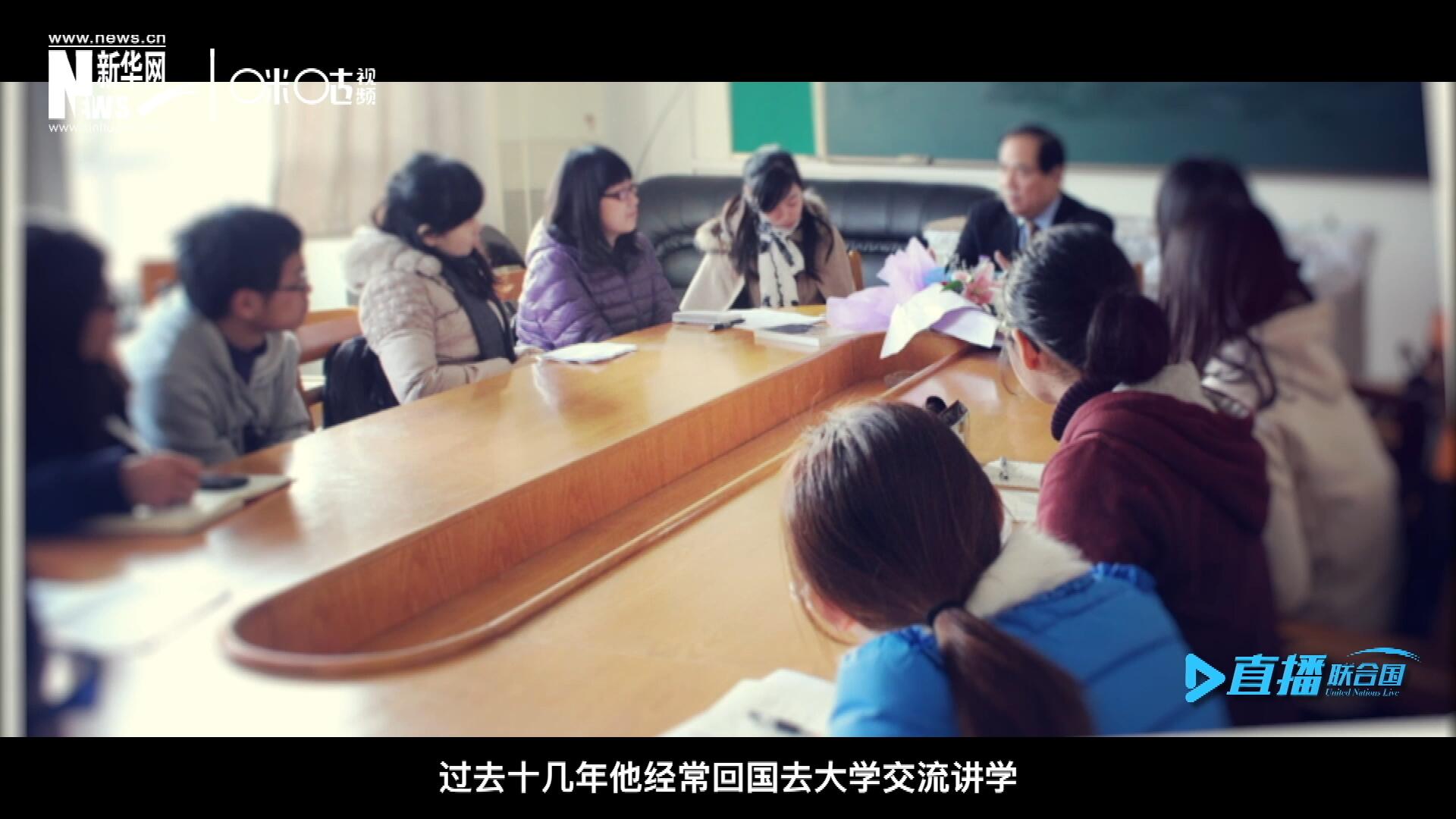 過去十幾年陳峰經(jīng)?；貒?guó)去大學(xué)交流講學(xué)，給年輕人分享他學(xué)習(xí)、工作和生活的故事。