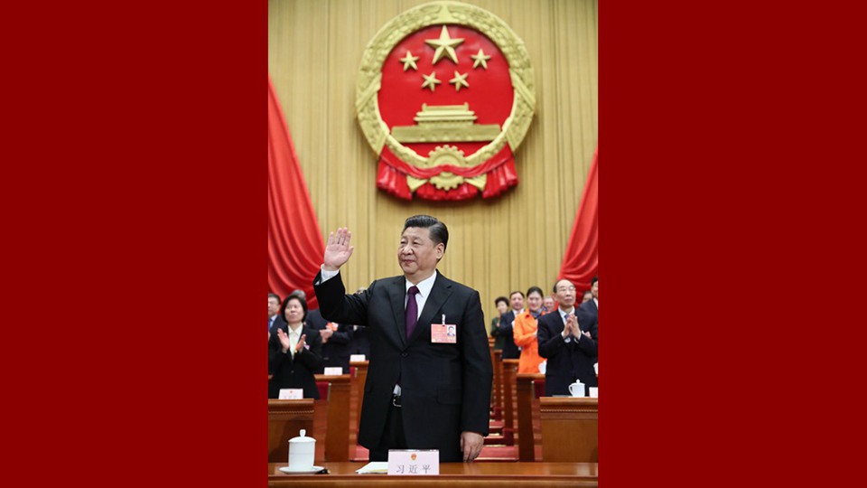 習(xí)近平當(dāng)選國家主席、中央軍委主席