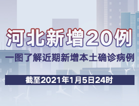 河北新增20例，一圖了解近期新增本土確診病例