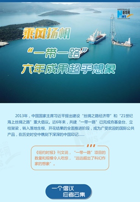 乘風揚帆！“一帶一路”六年成果超乎想象