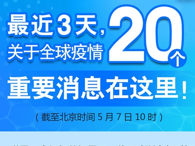 【圖解】最近3天，關(guān)于全球疫情20個(gè)重要消息在這里！