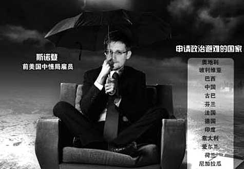美施壓，斯諾登“搶手”成“燙手”